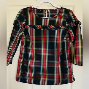 Talbots dressy ruffled blouse